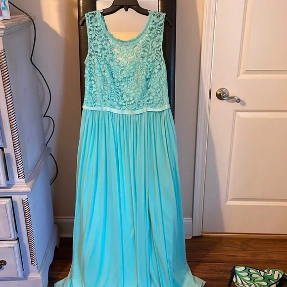 Mint Green Dress David's Bridal Mint Dress Mint Blue Bridesmaids Dress